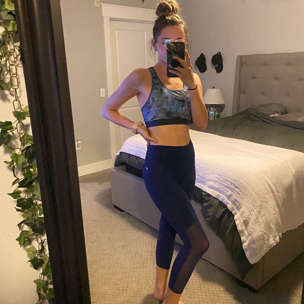 Fabletics Navy Capri Leggings